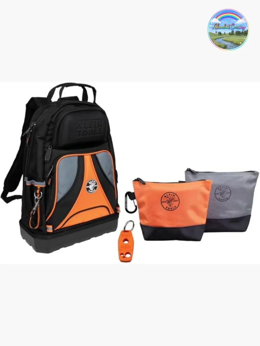 Tradesman Pro Backpack Tool Kit with Zipper Bags and Magnetizer 4-Piece